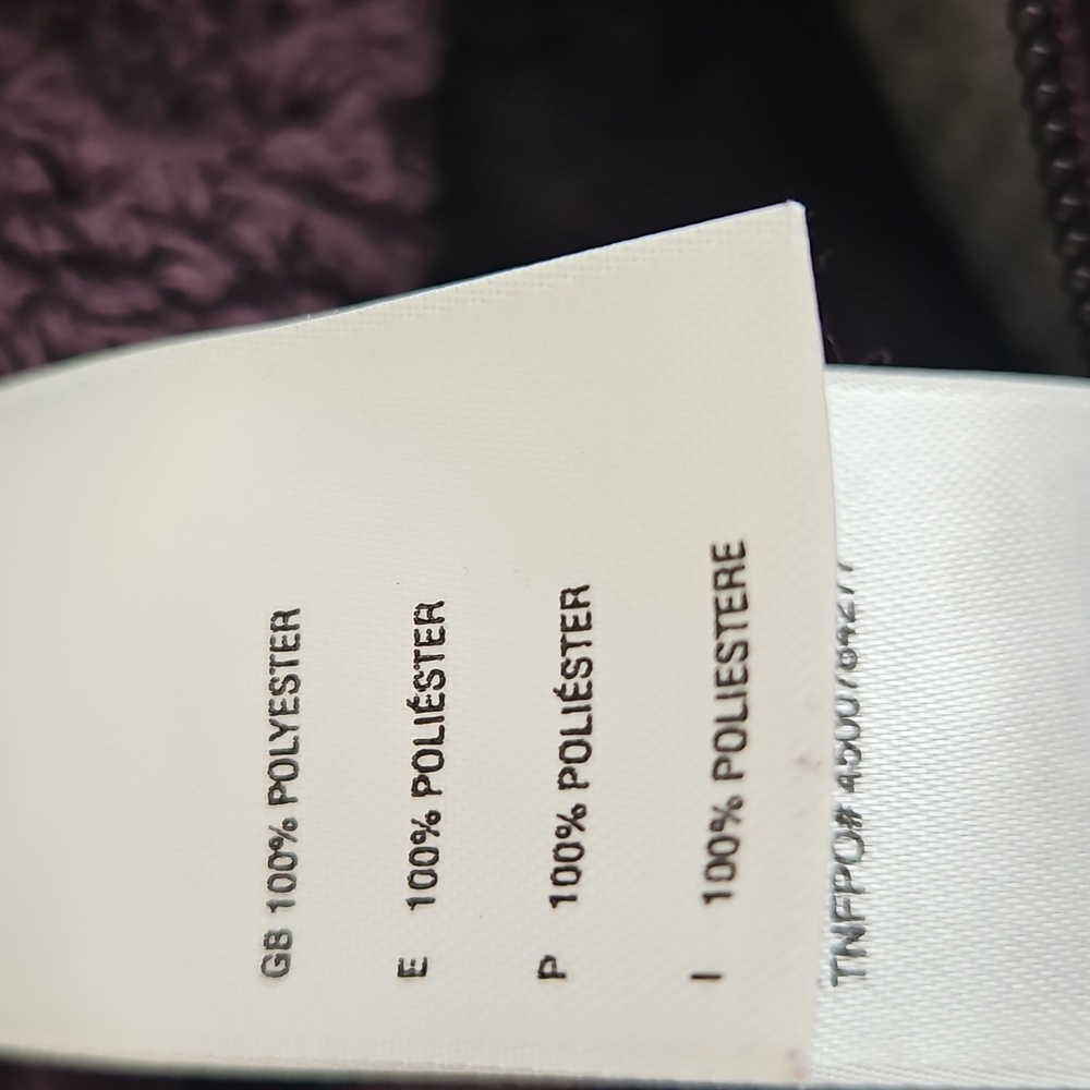 The North Face Purple Fleece Sweatshirt - Picture 10 of 11